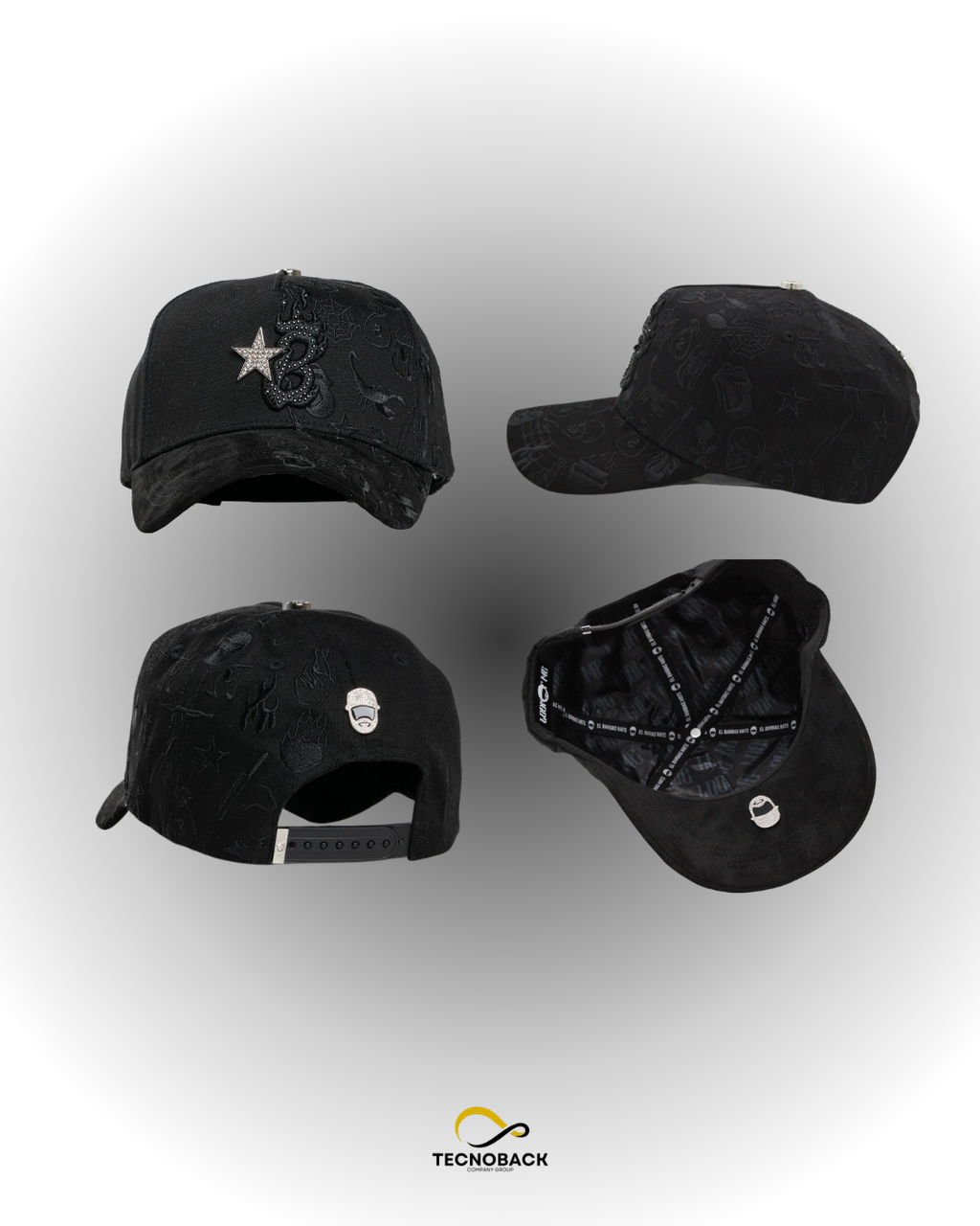 BARBAS HATS B STAR GRAFFITTI